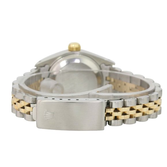 ROLEX DATEJUST CHAMPAGNE ROMAN DIAL 1.15CTW DIAMOND JUBILEE TWO-TONE WATCH 69173 - Picture 6 of 7